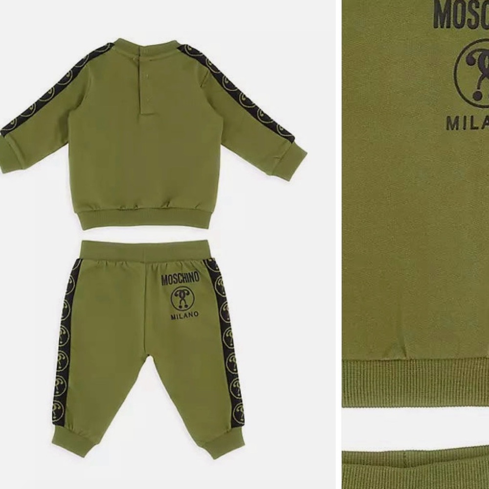 Moschino Kids Green Matching Set